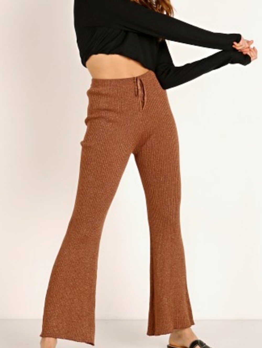 NWOT Spell Margot Knit Flare Pants